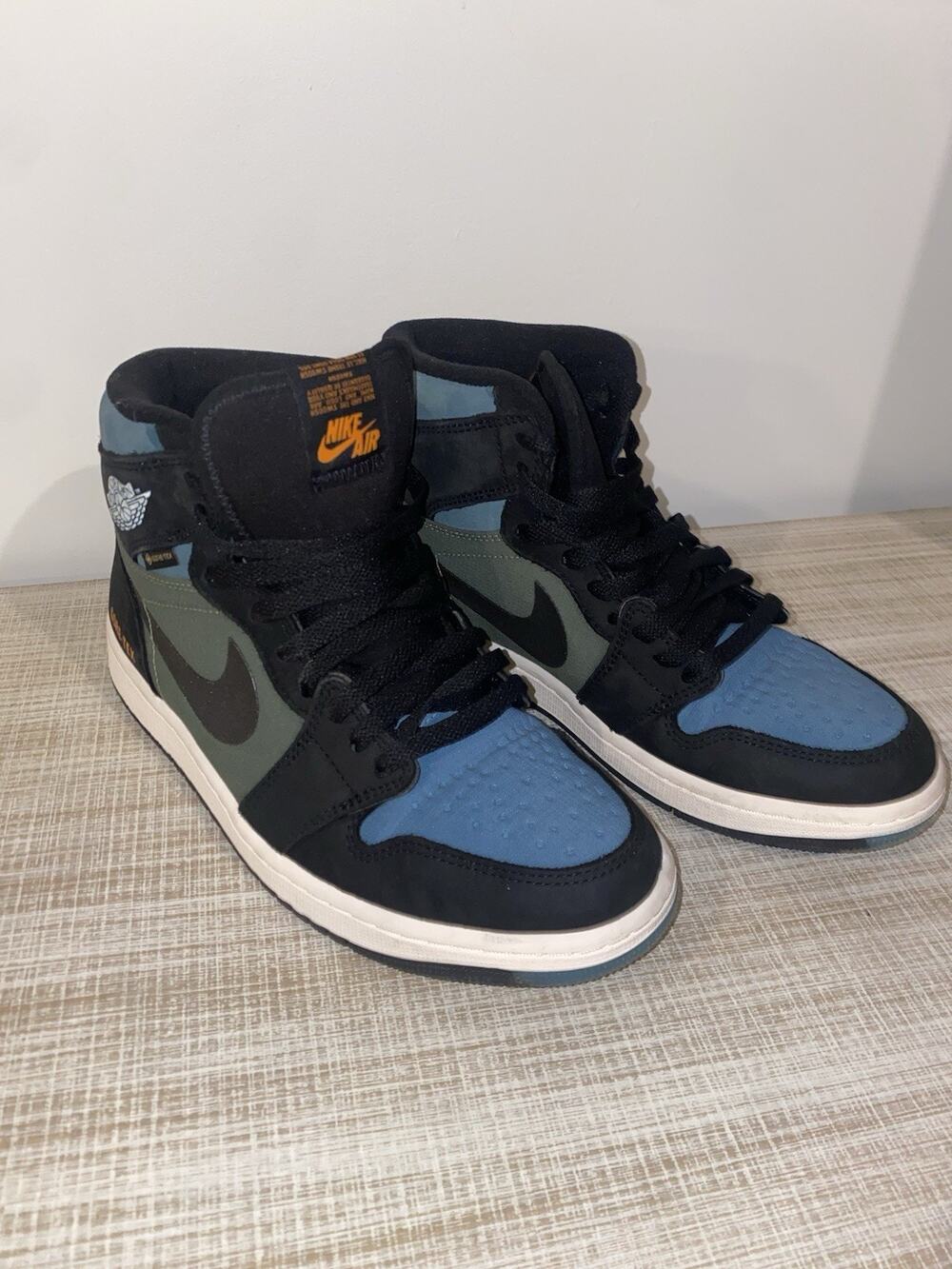 Air Jordan 1 Element GORE-TEX Shoes Mens 8.5 Green Blue Nike DB2889-003 Sneakers